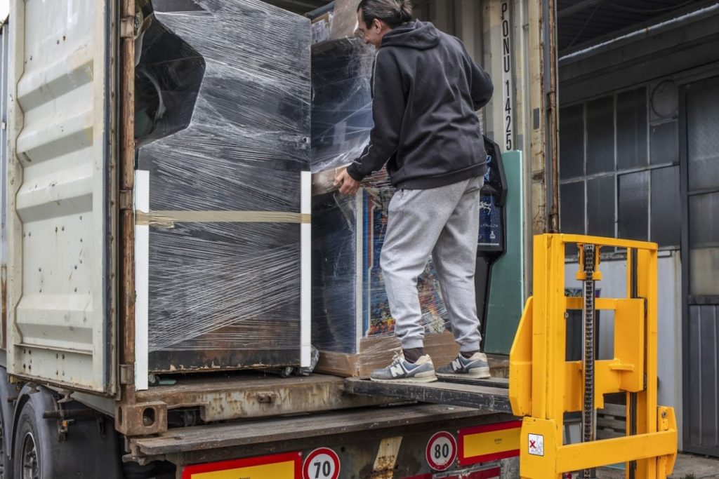 Apertura del container